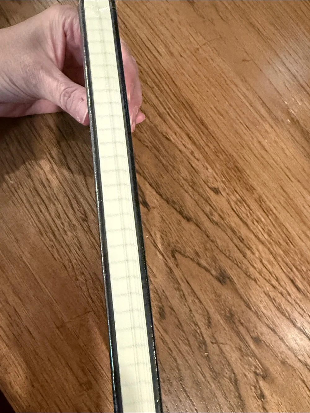 Peanuts Black Notebook with Red Elastic and Yellow Accents